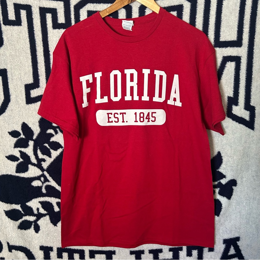 Red Florida Graphic T-Shirt Men’s Size Large